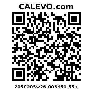 Calevo.com Preisschild 2050205w26-006450-55+