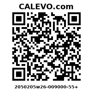 Calevo.com Preisschild 2050205w26-009000-55+