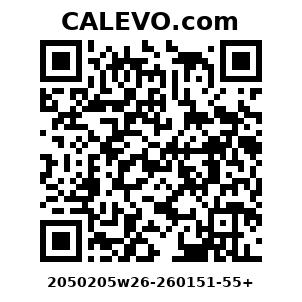 Calevo.com Preisschild 2050205w26-260151-55+