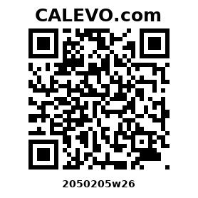 Calevo.com Preisschild 2050205w26