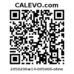 Calevo.com Preisschild 2050206w14-005006-ohne