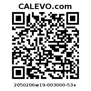 Calevo.com Preisschild 2050206w19-003000-53+