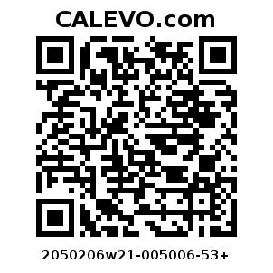 Calevo.com Preisschild 2050206w21-005006-53+