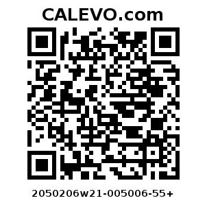 Calevo.com Preisschild 2050206w21-005006-55+
