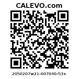 Calevo.com Preisschild 2050207w21-007040-53+