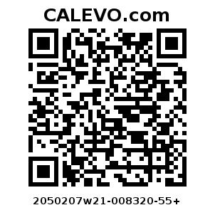 Calevo.com Preisschild 2050207w21-008320-55+