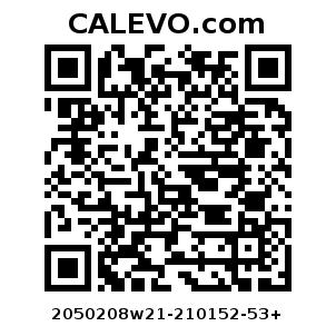 Calevo.com Preisschild 2050208w21-210152-53+