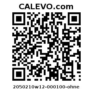 Calevo.com Preisschild 2050210w12-000100-ohne