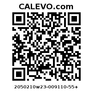 Calevo.com pricetag 2050210w23-009110-55+