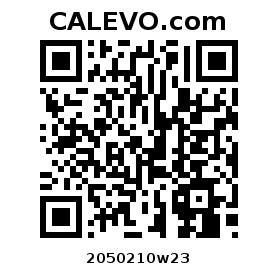 Calevo.com Preisschild 2050210w23