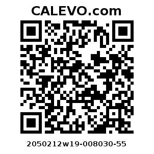 Calevo.com Preisschild 2050212w19-008030-55