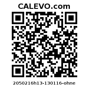 Calevo.com Preisschild 2050216h13-130116-ohne