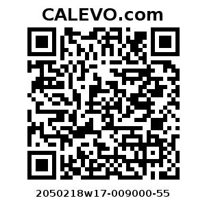 Calevo.com Preisschild 2050218w17-009000-55