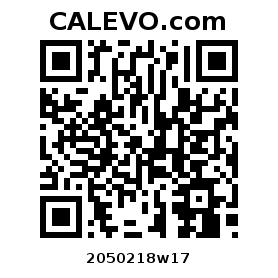 Calevo.com Preisschild 2050218w17