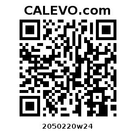 Calevo.com pricetag 2050220w24