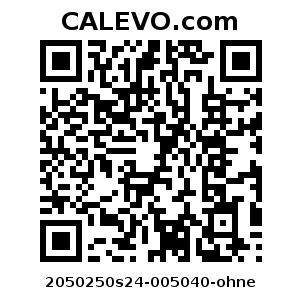 Calevo.com Preisschild 2050250s24-005040-ohne