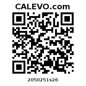 Calevo.com pricetag 2050251s26