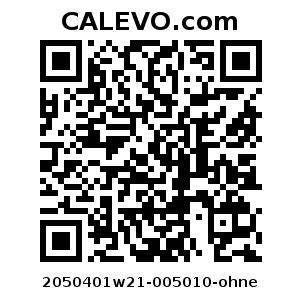 Calevo.com Preisschild 2050401w21-005010-ohne