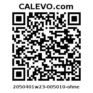 Calevo.com pricetag 2050401w23-005010-ohne