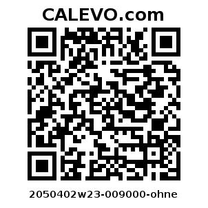 Calevo.com Preisschild 2050402w23-009000-ohne