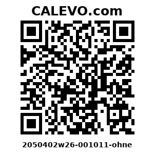 Calevo.com Preisschild 2050402w26-001011-ohne