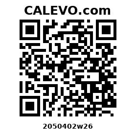 Calevo.com Preisschild 2050402w26