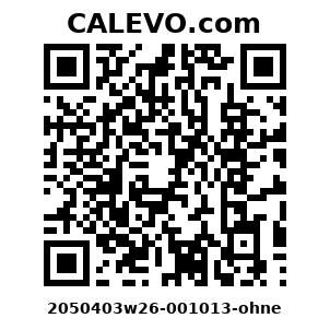 Calevo.com Preisschild 2050403w26-001013-ohne
