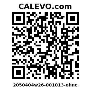 Calevo.com Preisschild 2050404w26-001013-ohne