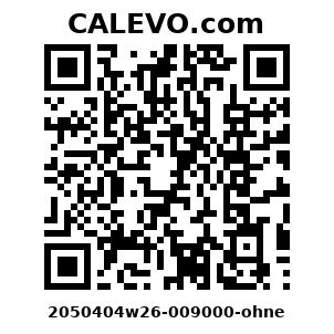 Calevo.com Preisschild 2050404w26-009000-ohne