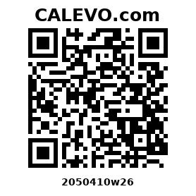 Calevo.com Preisschild 2050410w26