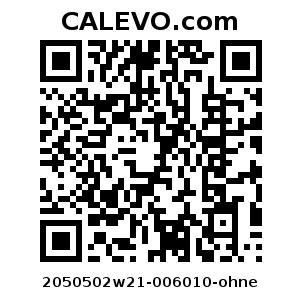 Calevo.com Preisschild 2050502w21-006010-ohne