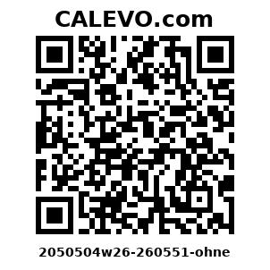 Calevo.com Preisschild 2050504w26-260551-ohne