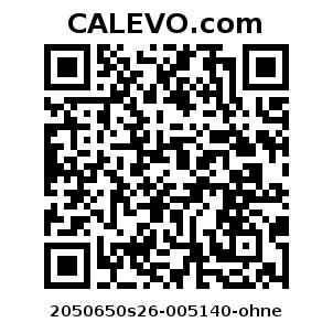 Calevo.com Preisschild 2050650s26-005140-ohne