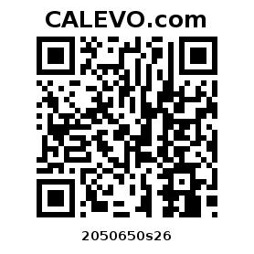 Calevo.com Preisschild 2050650s26