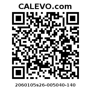 Calevo.com Preisschild 2060105s26-005040-140