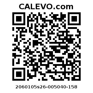 Calevo.com Preisschild 2060105s26-005040-158