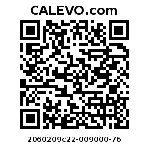 Calevo.com Preisschild 2060209c22-009000-76