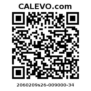 Calevo.com Preisschild 2060209s26-009000-34