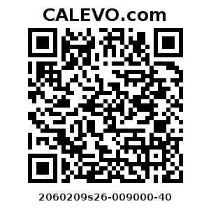 Calevo.com Preisschild 2060209s26-009000-40