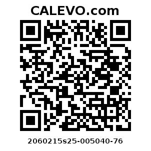 Calevo.com Preisschild 2060215s25-005040-76