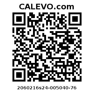 Calevo.com Preisschild 2060216s24-005040-76