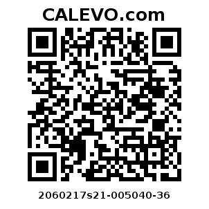 Calevo.com Preisschild 2060217s21-005040-36