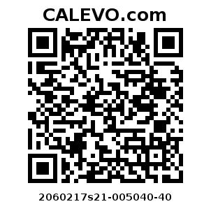 Calevo.com Preisschild 2060217s21-005040-40