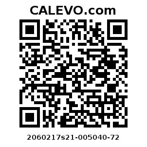 Calevo.com Preisschild 2060217s21-005040-72
