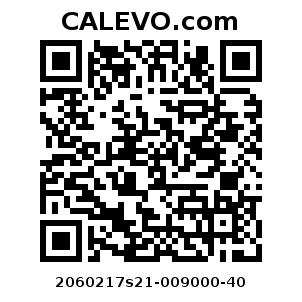Calevo.com pricetag 2060217s21-009000-40