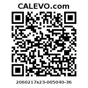Calevo.com Preisschild 2060217s23-005040-36
