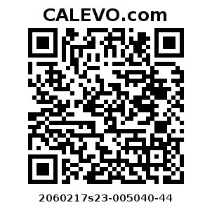 Calevo.com Preisschild 2060217s23-005040-44