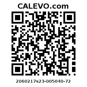 Calevo.com Preisschild 2060217s23-005040-72