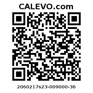 Calevo.com Preisschild 2060217s23-009000-36