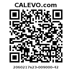 Calevo.com pricetag 2060217s23-009000-42